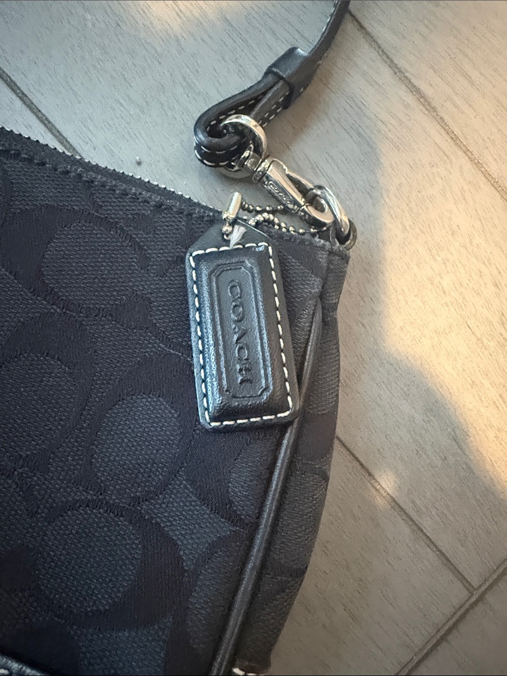 COACH Signature Mini Shoulder Bag - Picture 3 of 7